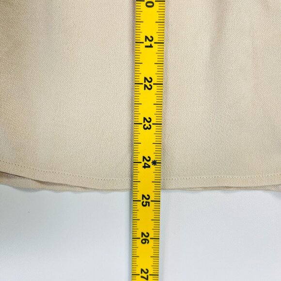 NWOT SEE BY CHLOÉ Tie-Neck Twill Blouse Khaki Size 38/6 Long Sleeves Ruffles - Picture 12 of 13